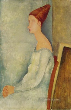 ジャンヌ・エビュテルヌの肖像 1918 2 アメデオ・モディリアーニ Oil Paintings